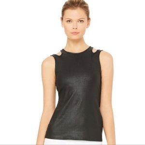 Alo yoga leather top